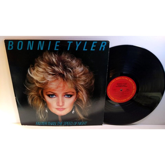 Bonnie Tyler Faster Than The Speed Of Light Vinyl LP Record 1983 Total Eclipse - Picture 1 of 3